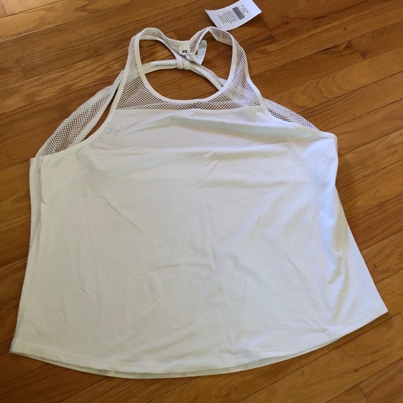 Fabletics White Sol Tank Top Size XXL Workout Tank Top - Picture 3 of 5